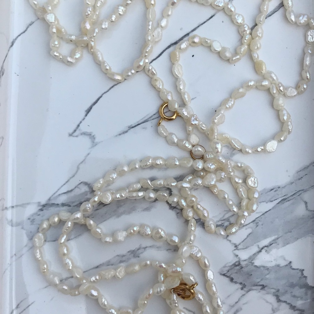 Vintage Rice Pearl Set - Picture 5 of 8